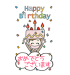 おちゃめのBIGスタンプ♡冬,寒いのに～敬語（個別スタンプ：29）