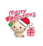 ちびミケ★3D【冬・あけおめ付】（個別スタンプ：34）