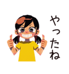 子ども（女の子）の冬★家族でほっこり（個別スタンプ：13）