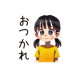 子ども（女の子）の冬★家族でほっこり（個別スタンプ：14）
