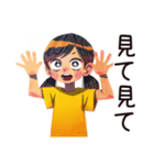 子ども（女の子）の冬★家族でほっこり（個別スタンプ：31）