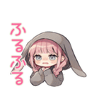 たれ耳うさぎ女子の日常スタンプ（個別スタンプ：25）
