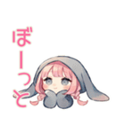 たれ耳うさぎ女子の日常スタンプ（個別スタンプ：36）