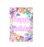 ハピバ♥BIGスタンプ 実写風（個別スタンプ：2）