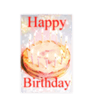 ハピバ♥BIGスタンプ 実写風（個別スタンプ：11）