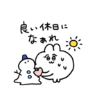 冬を感じるちみうさちゃん（個別スタンプ：11）