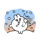 冬を感じるちみうさちゃん（個別スタンプ：37）