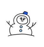 冬を感じるちみうさちゃん（個別スタンプ：40）