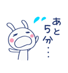 ギリギリな毎日☆ほぼ白うさぎ（個別スタンプ：14）