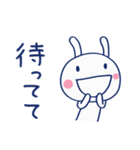 ギリギリな毎日☆ほぼ白うさぎ（個別スタンプ：24）