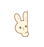 可愛い白うさの毎日使えるだらだら返信（個別スタンプ：7）
