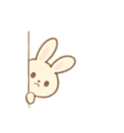 可愛い白うさの毎日使えるだらだら返信（個別スタンプ：8）