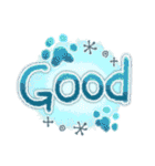 寒い冬に使える！肉球の挨拶（個別スタンプ：26）