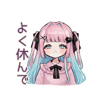 姫カットの地雷ちゃん全肯定♡（個別スタンプ：38）