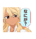 【メッセージ】フードコートで、また明日。（個別スタンプ：9）