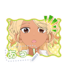 【メッセージ】フードコートで、また明日。（個別スタンプ：10）