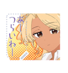 【メッセージ】フードコートで、また明日。（個別スタンプ：19）