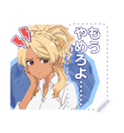 【メッセージ】フードコートで、また明日。（個別スタンプ：20）