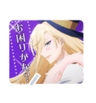 【メッセージ】フードコートで、また明日。（個別スタンプ：21）