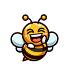 かわいいミツバチのスタンプ（個別スタンプ：2）