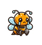 かわいいミツバチのスタンプ（個別スタンプ：10）
