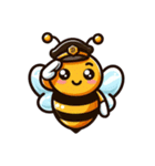 かわいいミツバチのスタンプ（個別スタンプ：13）