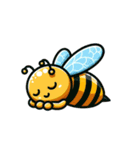 かわいいミツバチのスタンプ（個別スタンプ：16）