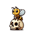 かわいいミツバチのスタンプ（個別スタンプ：18）