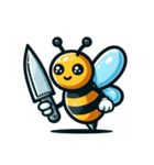 かわいいミツバチのスタンプ（個別スタンプ：19）