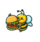 かわいいミツバチのスタンプ（個別スタンプ：23）