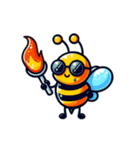 かわいいミツバチのスタンプ（個別スタンプ：28）