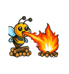 かわいいミツバチのスタンプ（個別スタンプ：29）