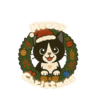 ハチワレ猫の冬スタンプ（個別スタンプ：29）