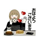 毎年使える冬・年末年始 ♡ ボブちゃん（個別スタンプ：2）