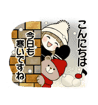 毎年使える冬・年末年始 ♡ ボブちゃん（個別スタンプ：3）