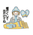 毎年使える冬・年末年始 ♡ ボブちゃん（個別スタンプ：12）