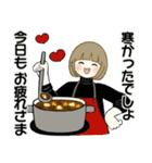 毎年使える冬・年末年始 ♡ ボブちゃん（個別スタンプ：19）