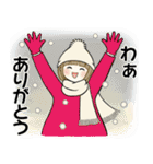 毎年使える冬・年末年始 ♡ ボブちゃん（個別スタンプ：21）