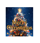 キラキラ幻想的★冬と年末年始のあいさつ（個別スタンプ：1）