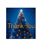 キラキラ幻想的★冬と年末年始のあいさつ（個別スタンプ：2）