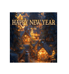 キラキラ幻想的★冬と年末年始のあいさつ（個別スタンプ：23）