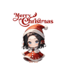 とびきりキュートなサンタさん、降臨！（個別スタンプ：1）