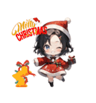 とびきりキュートなサンタさん、降臨！（個別スタンプ：2）
