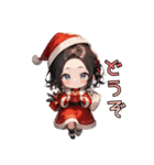 とびきりキュートなサンタさん、降臨！（個別スタンプ：6）