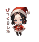 とびきりキュートなサンタさん、降臨！（個別スタンプ：22）