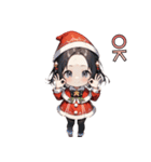 とびきりキュートなサンタさん、降臨！（個別スタンプ：23）