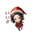 とびきりキュートなサンタさん、降臨！（個別スタンプ：31）