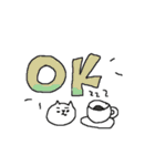 コーヒーとねこねーこ（個別スタンプ：15）