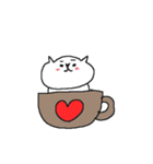 コーヒーとねこねーこ（個別スタンプ：37）