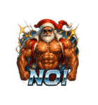 マッスルサンタ（個別スタンプ：7）